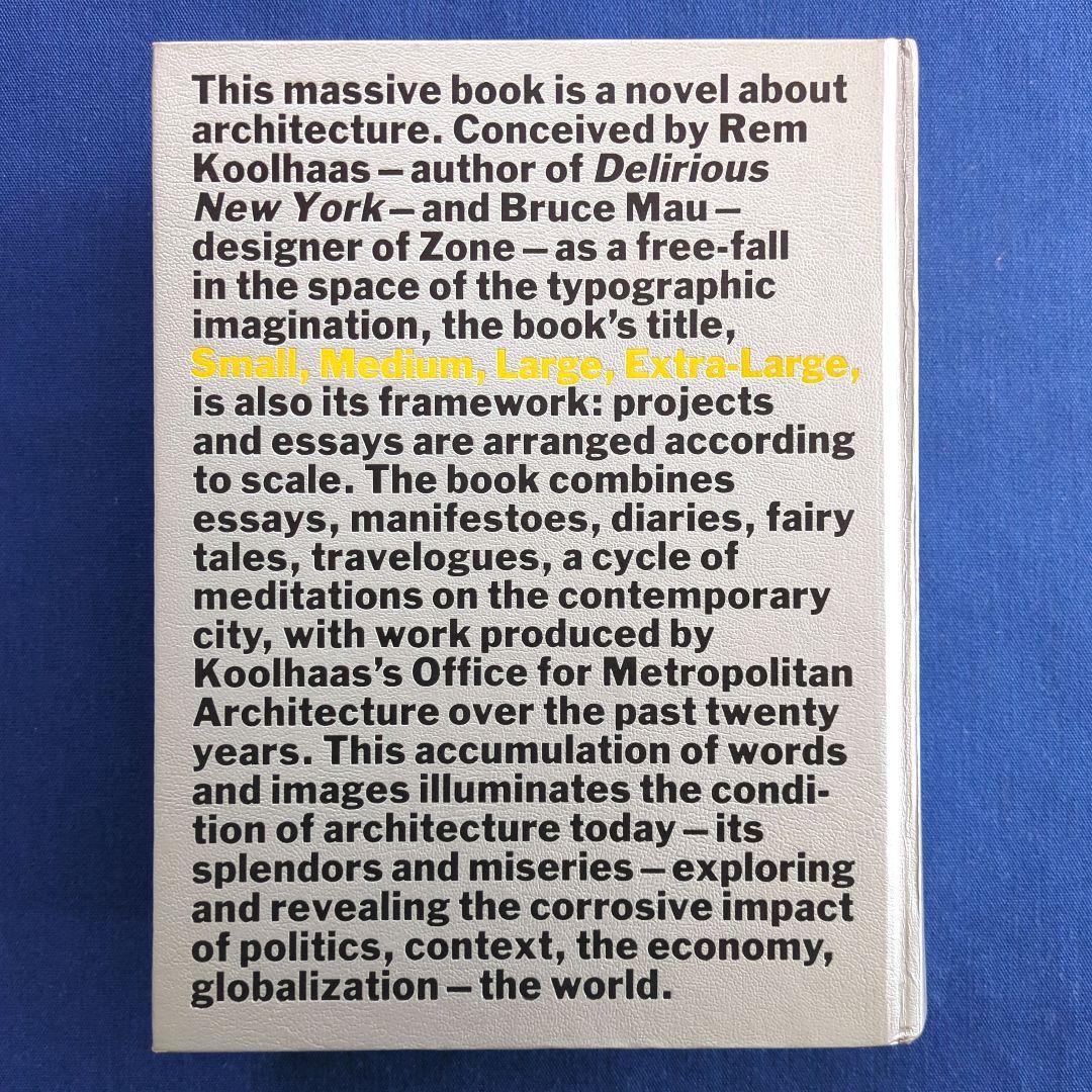 初版 Rem Koolhaas レム・コールハース S,M,L,XL 建築洋書