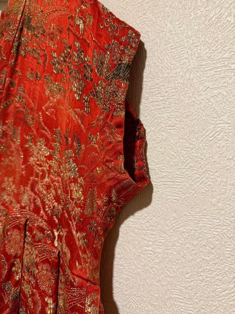 コムデギャルソン コムデギャルソン 刺繍ワンピース チャイナ