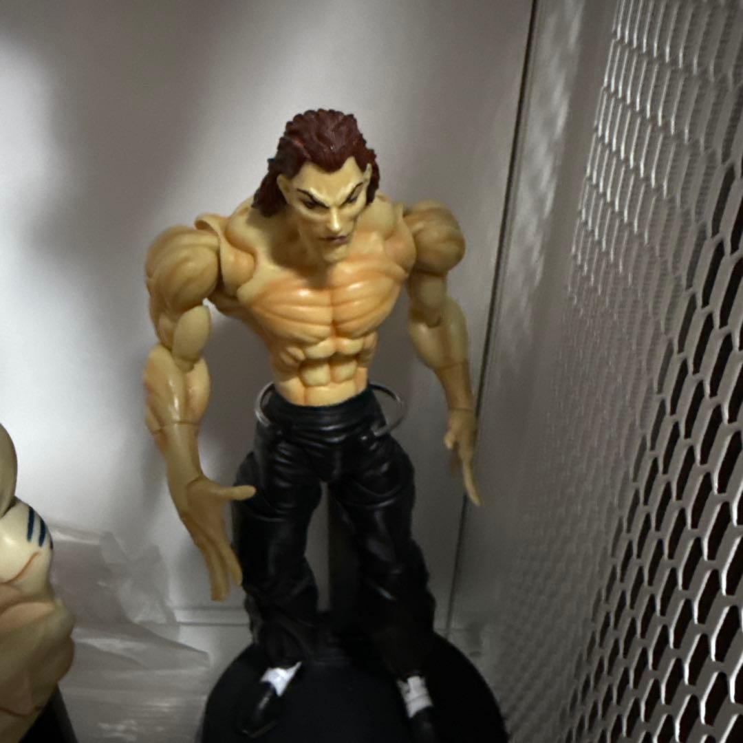 グラップラー刃牙フィギュア５体刃牙，勇次郎、独歩黒，独歩白，花山