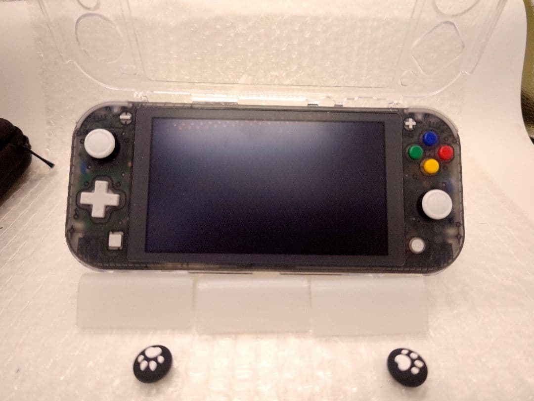 【動作確認済】Nintendo Switch Lite クリア 本体 + ケース