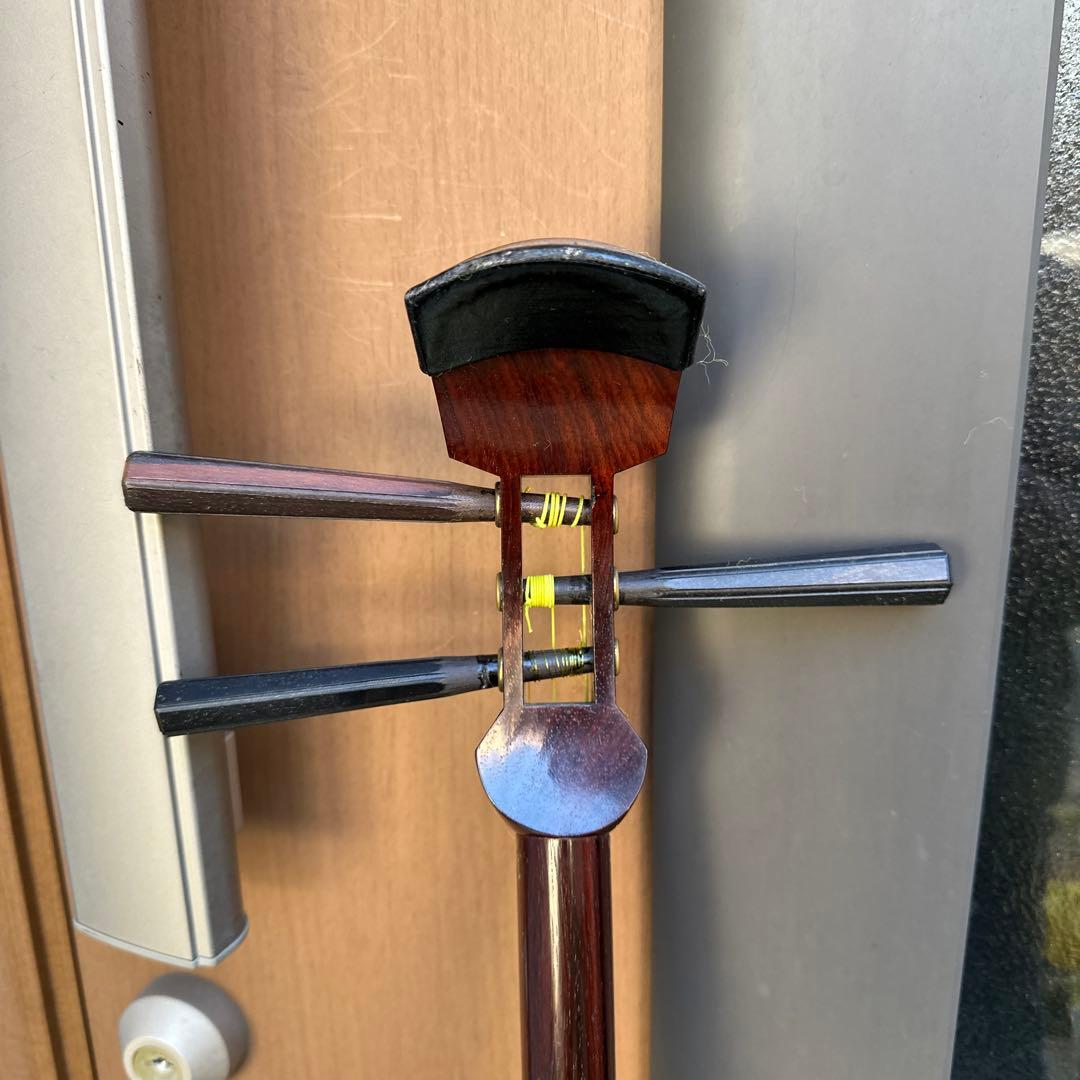 更にお値下げ中　最高級 紅木 稽古三味線 ケース付