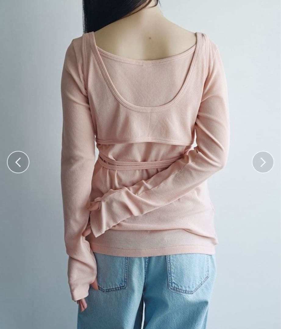 新品⭐︎CODE A (コードエー) bra top layered tee