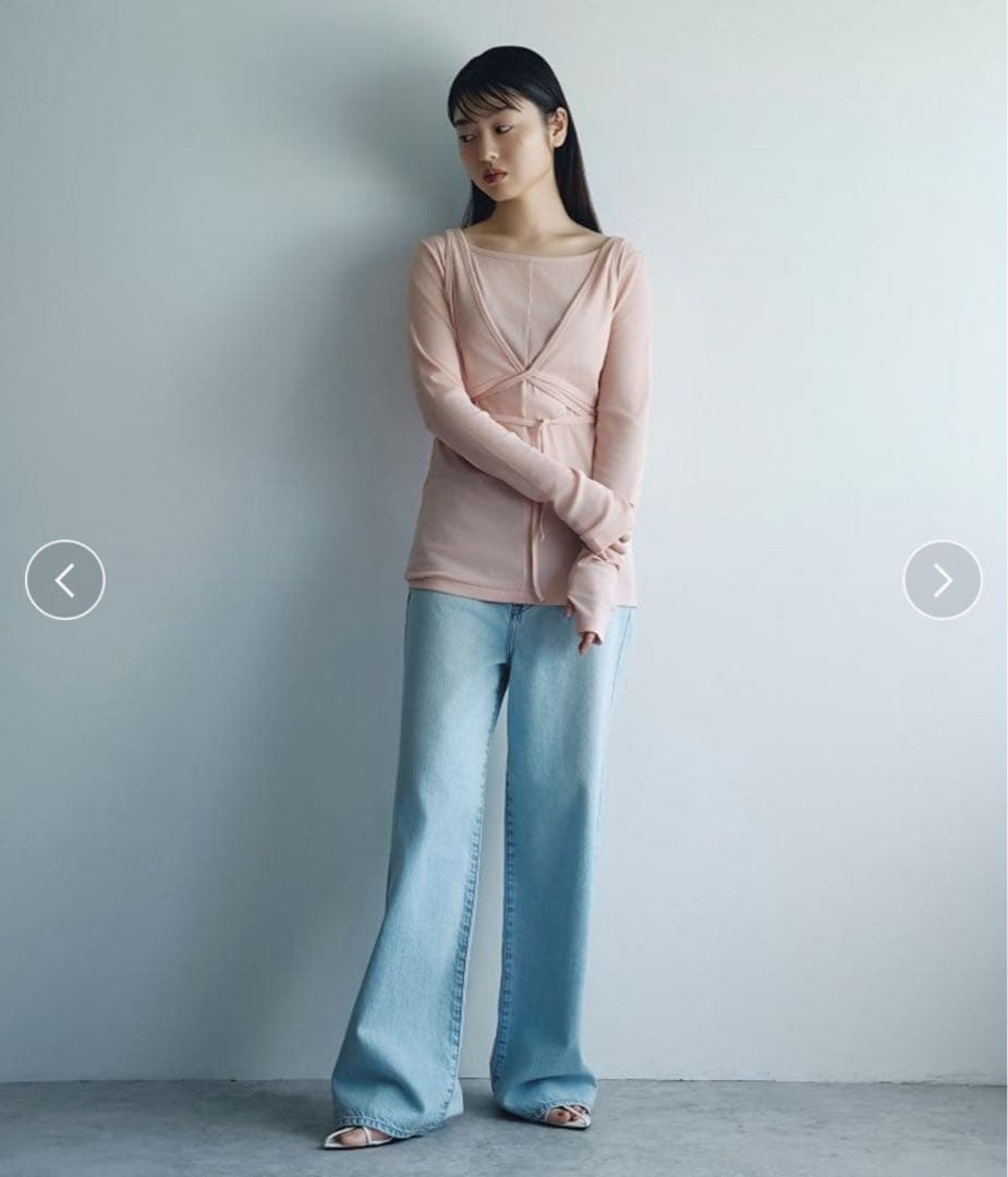 新品⭐︎CODE A (コードエー) bra top layered tee