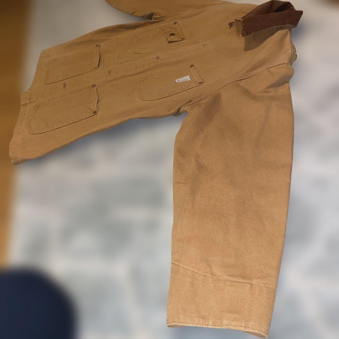 Carhartt カバーオール 希少 ブランケット無 ダック　USA製 44