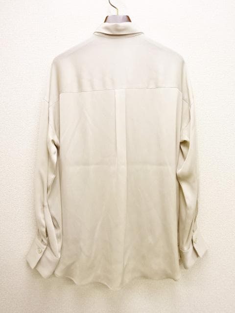 【新品】L'Appartement ウォッシャブル シルクシャツ 生成