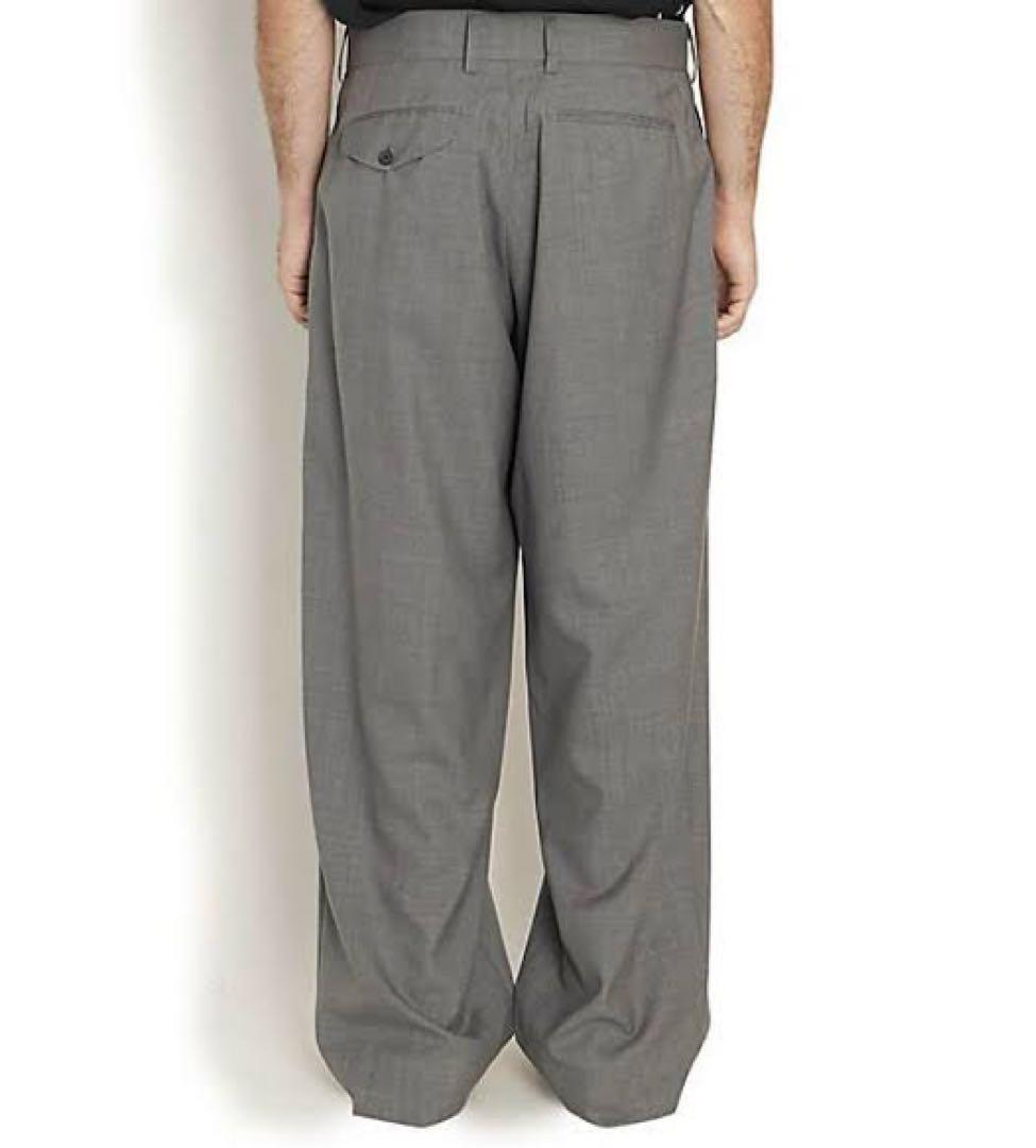 【kolor 22SS】ウール トロピカル スラックス グレー サイズ1