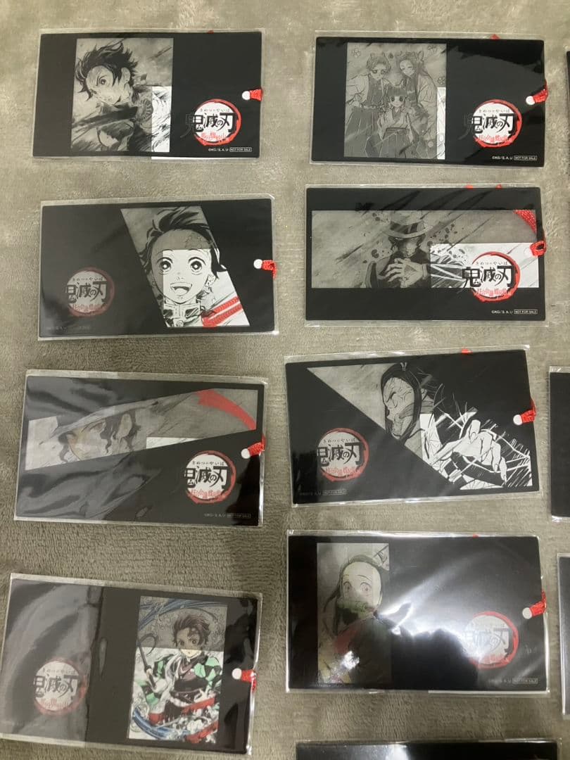 鬼滅の刃　しおり風クリアカード　アイキャッチクリアカード38種　まとめ売りセット