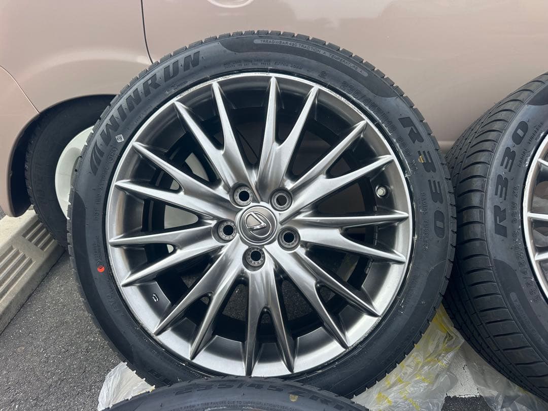 レクサスgs 純正ホイール　18インチ　バージョンL