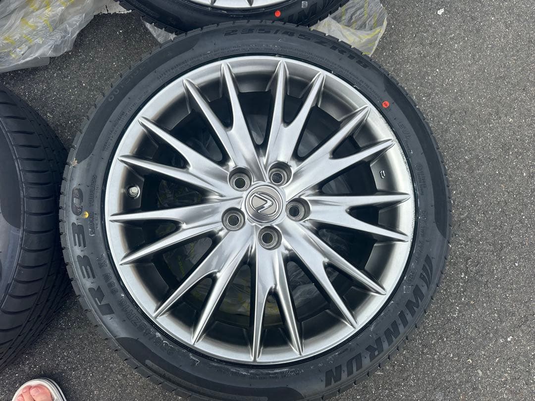 レクサスgs 純正ホイール　18インチ　バージョンL