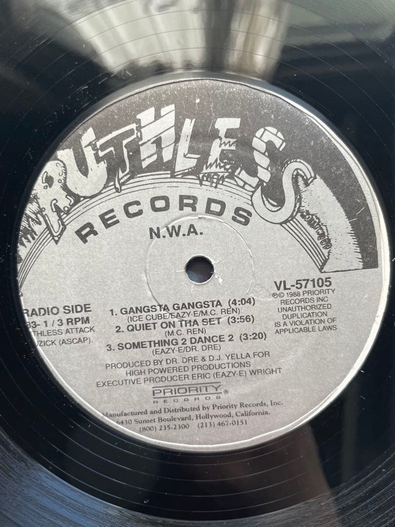 希少　N.W.A エラー盤