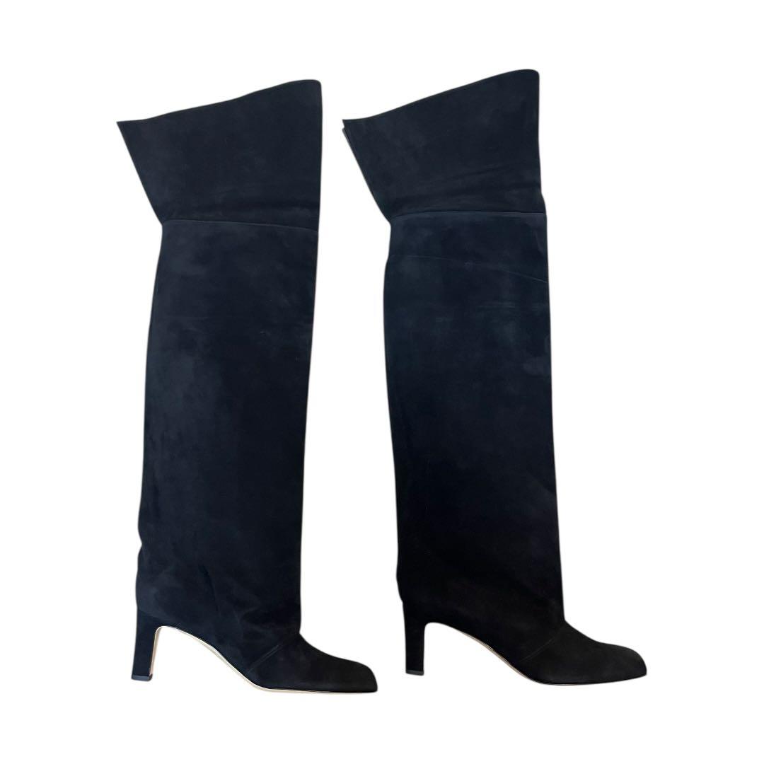 【極美品】NEBULONI E ニーハイ ロングブーツ ブラック 2way