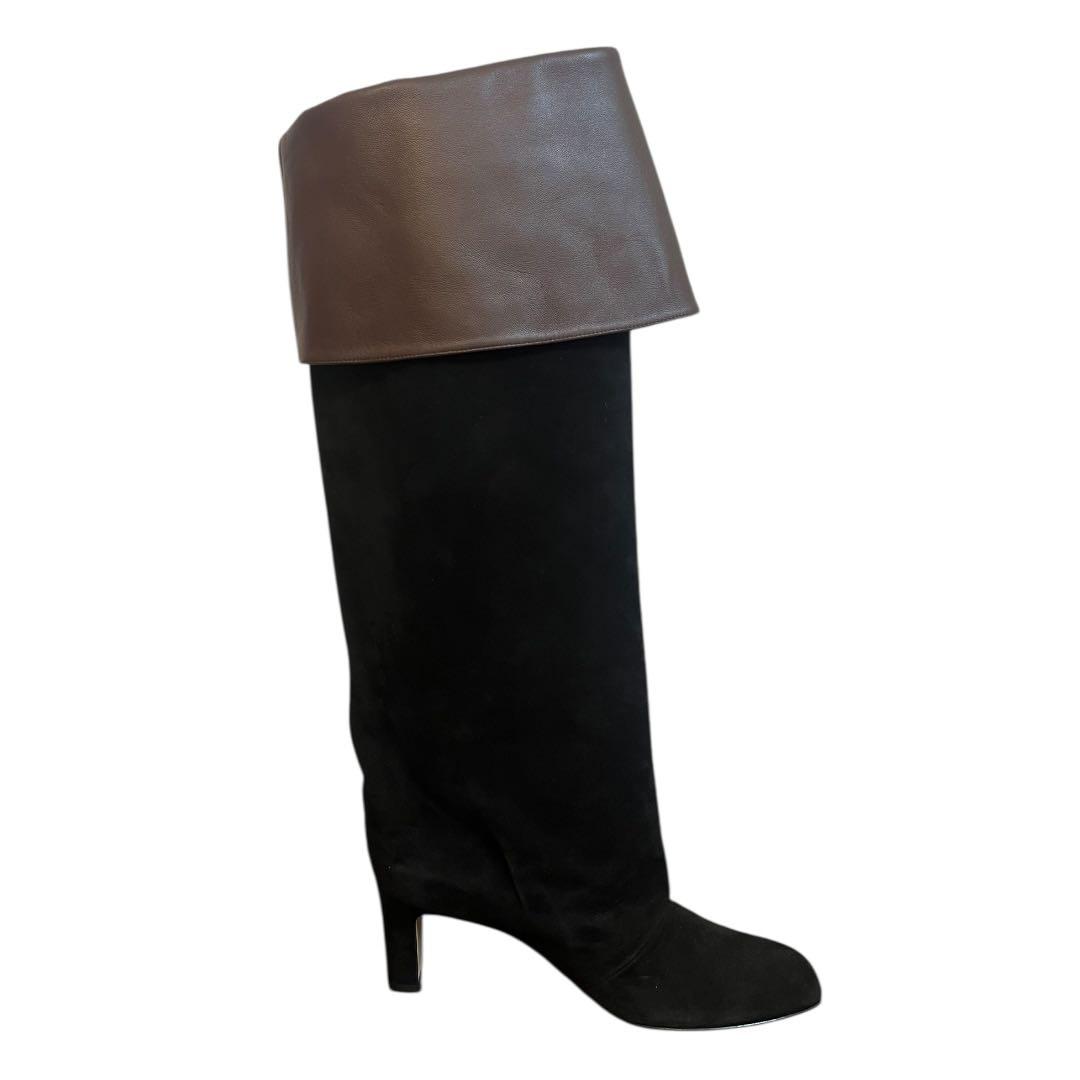 【極美品】NEBULONI E ニーハイ ロングブーツ ブラック 2way