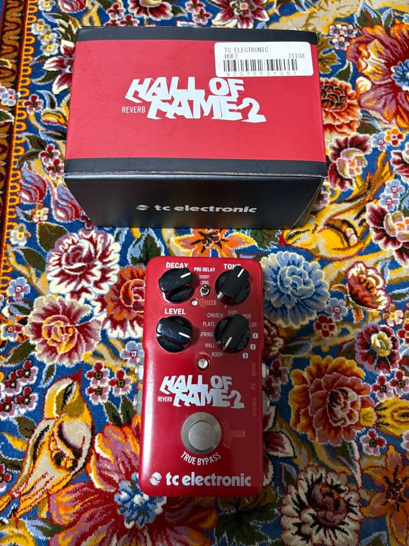 美品！tc electronic HALL OF FAME 2 付属ケーブル、箱