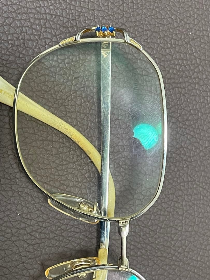 K18金使用 メガネ 23.2g