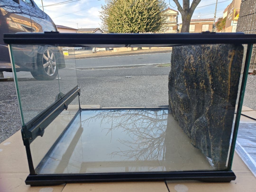 GEX グラステラリウム4530 汚れあり　ピタリ適温プラス3号　バックボード付