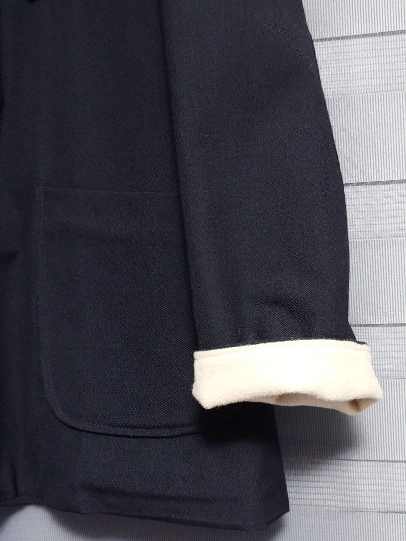 ジャケット・アウター MILITARY WOOL SERGE FORESTIERE/BLACK