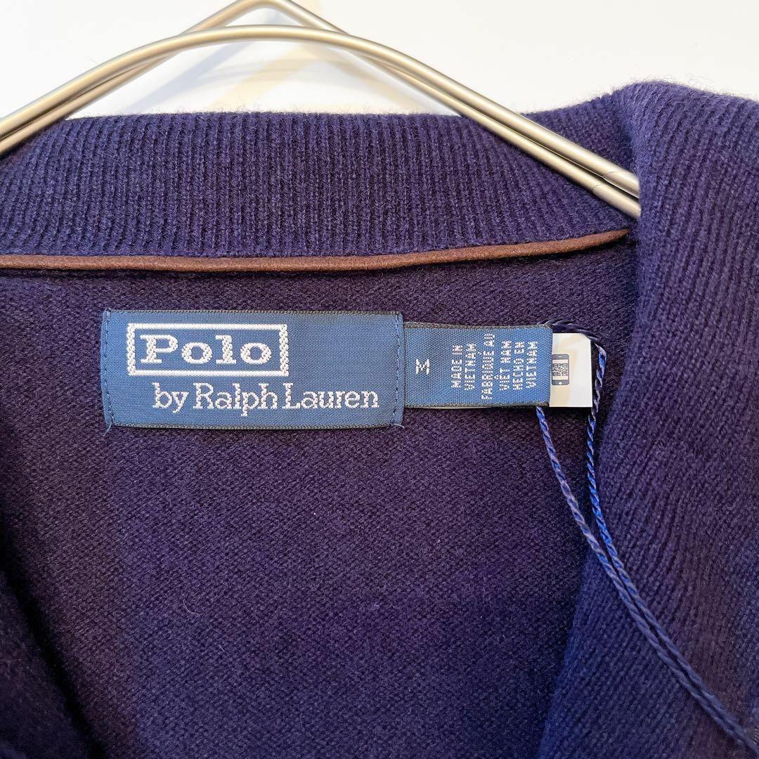 新品✨現行 ポロラルフローレン ポロベア クォータージップニットセーター M