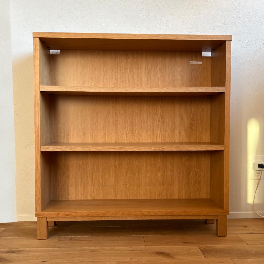 【無印良品】本棚②　薄型（奥行22cm）　ロータイプ