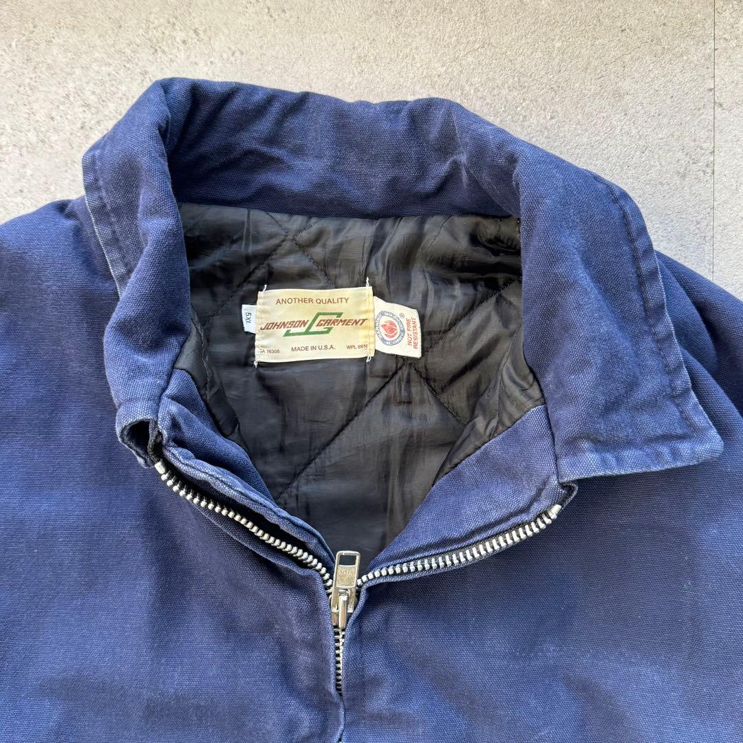 特大5XL 80s 90s USA製 ジョンソンガーメント ダックジャケット