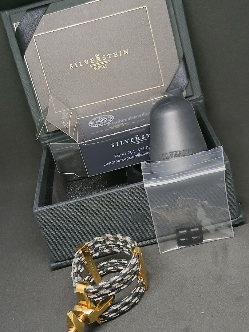 アルトサックス　リガチャー　SILVERSTEIN ESTRO 中古良品