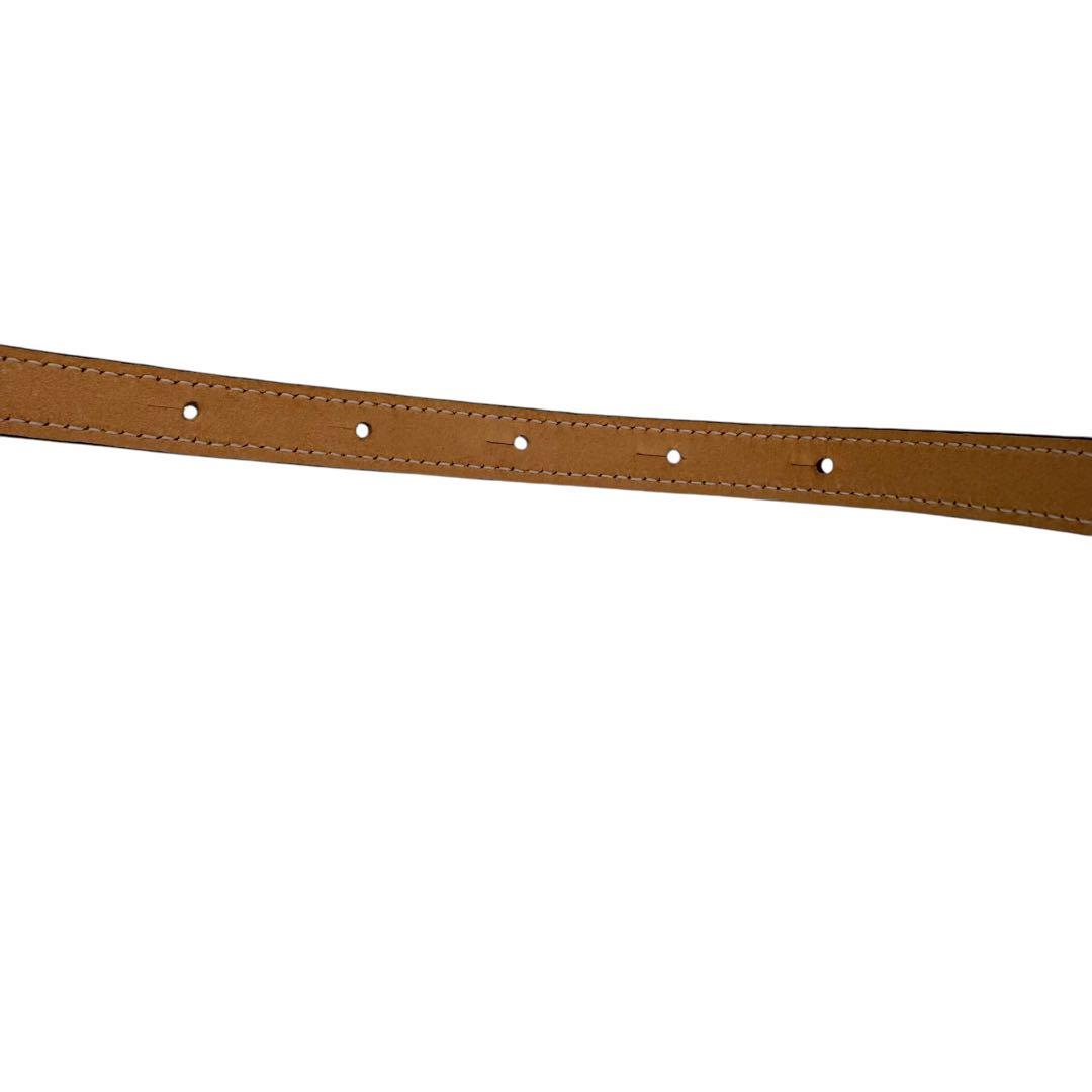 極美品 LOEWE ベルト アナグラム パイソン 蛇 レザー