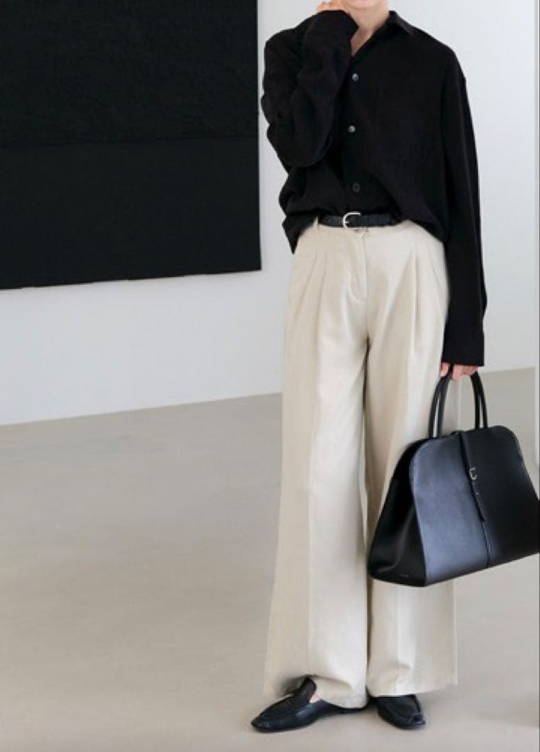 MONOROW ブラック ビジネスバッグ　ラージ