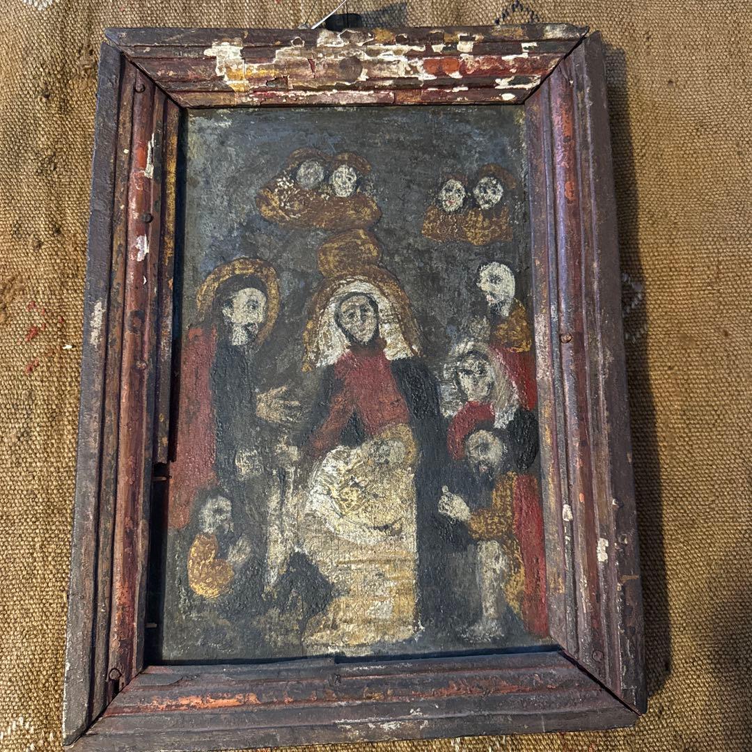 フィリピンイコン板画　聖母Ｂ