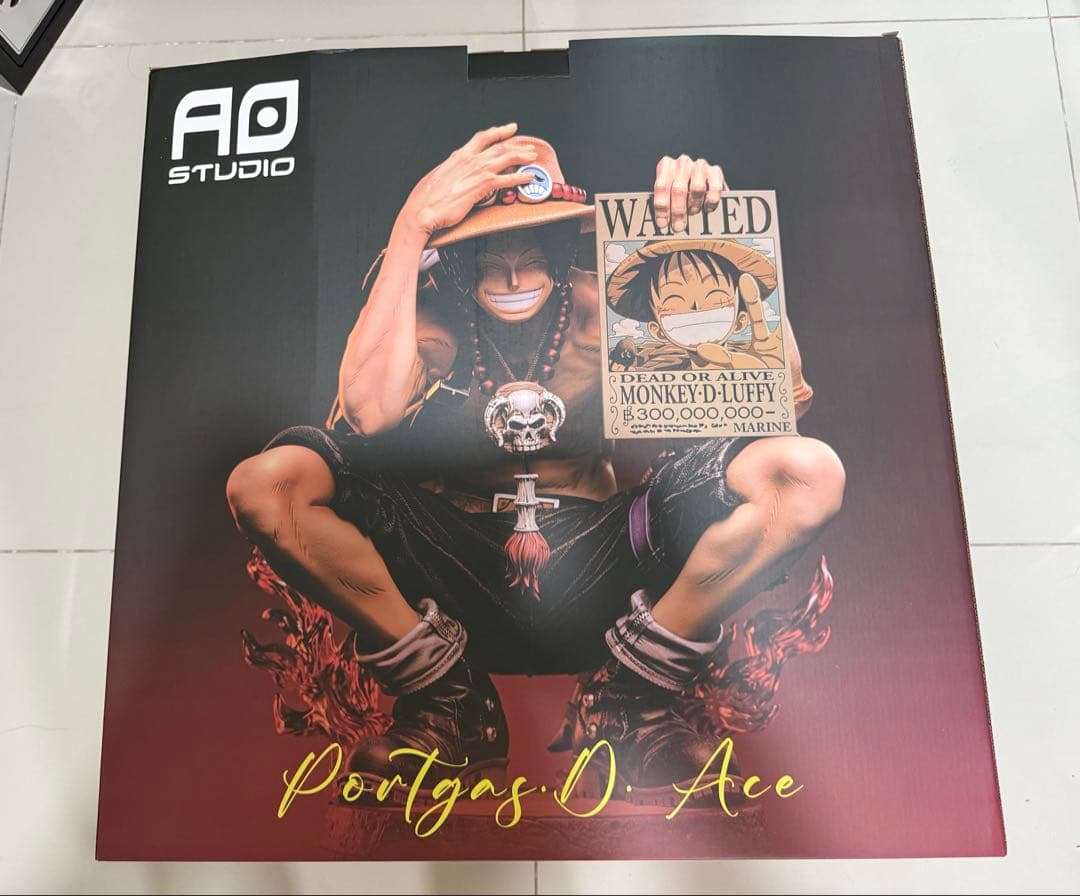 【ワンピース】エース ガレージキットフィギュア 1/3超特大56cm！