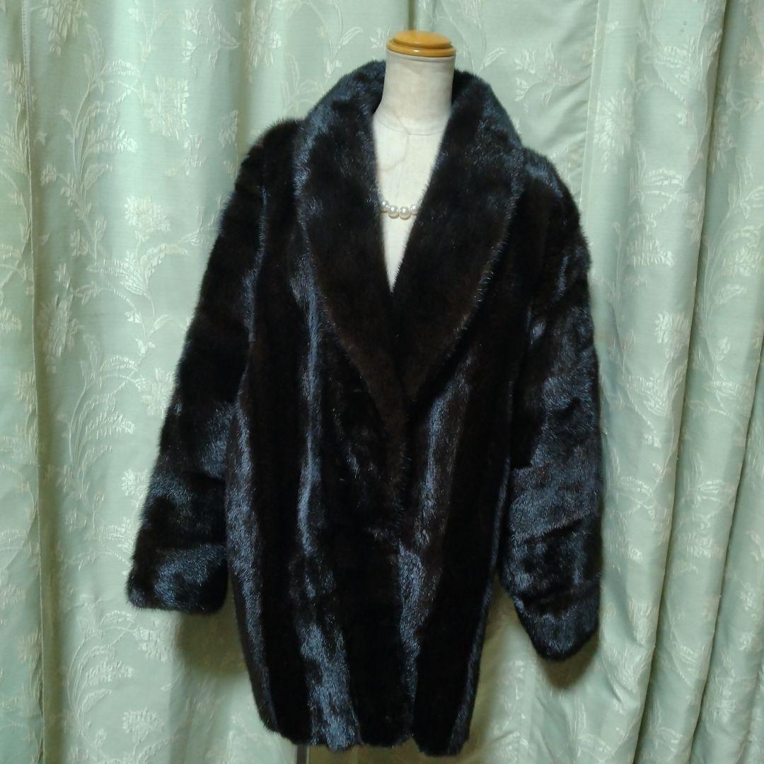 新品同様✩ドルマン型✩ミンク✩ファーコート✩柔らか✩艷やか✩綺麗