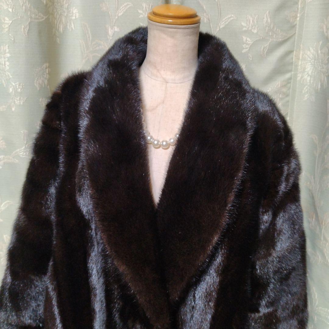新品同様✩ドルマン型✩ミンク✩ファーコート✩柔らか✩艷やか✩綺麗