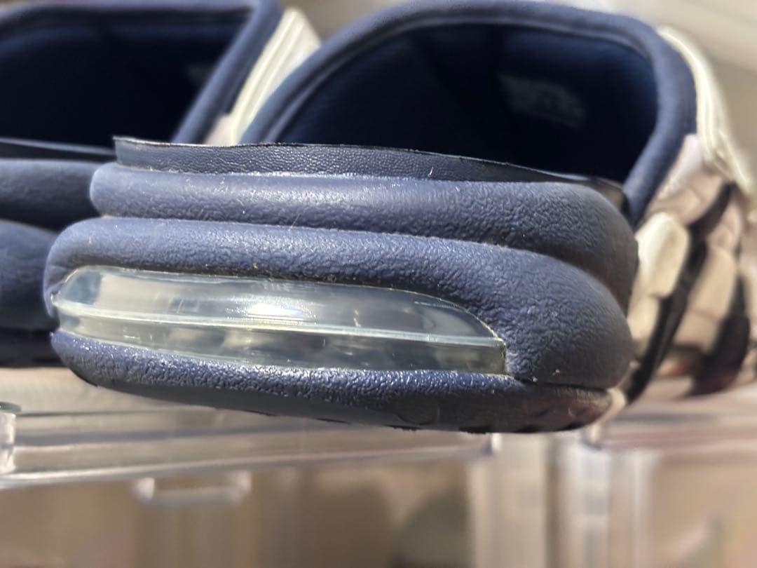 Nike AIR スライドサンダル ネイビー/ホワイト　fq8699 400