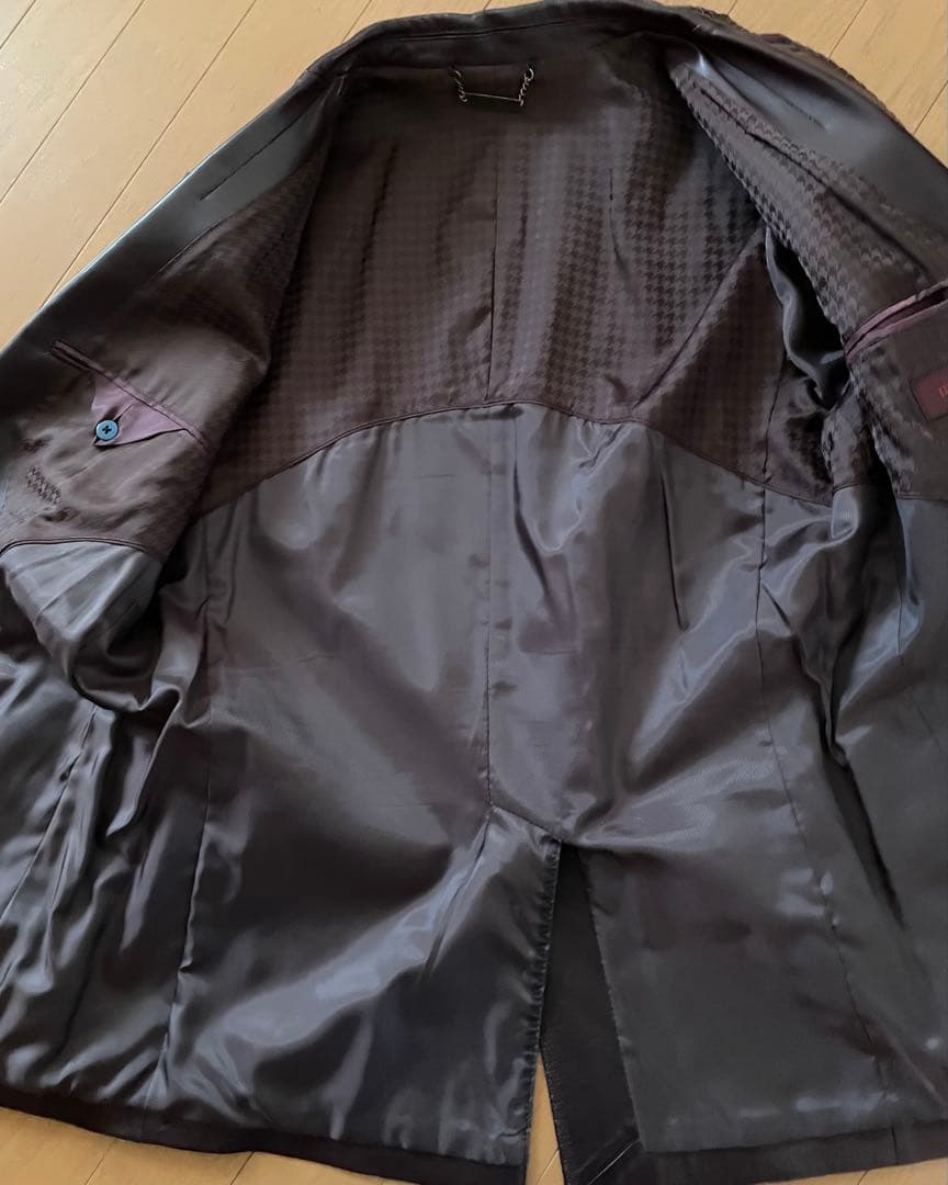 DURBAN レザー　テーラードジャケット 茶色　メンズ Ｌ　本革