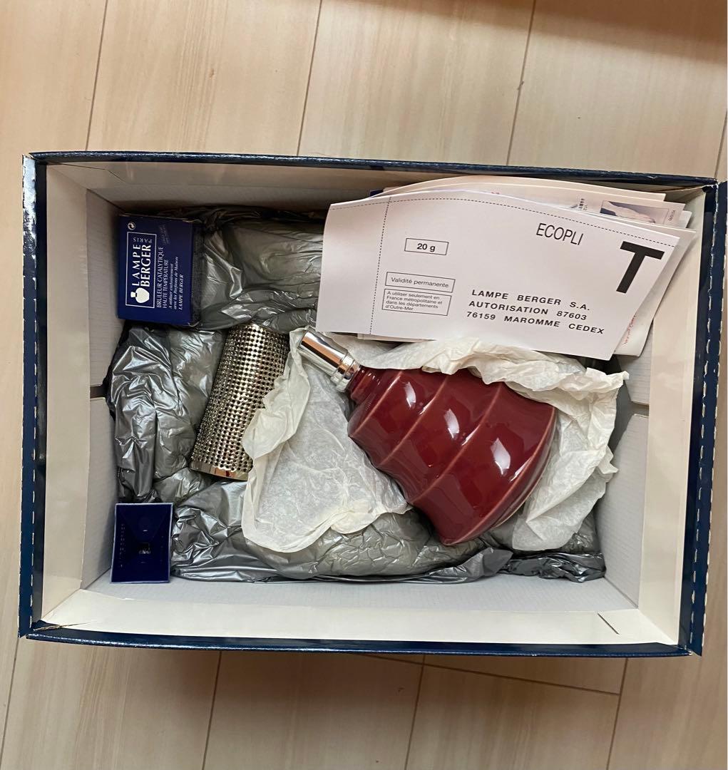 【新品】ランプベルジェ　アロマランプ パッション レッド