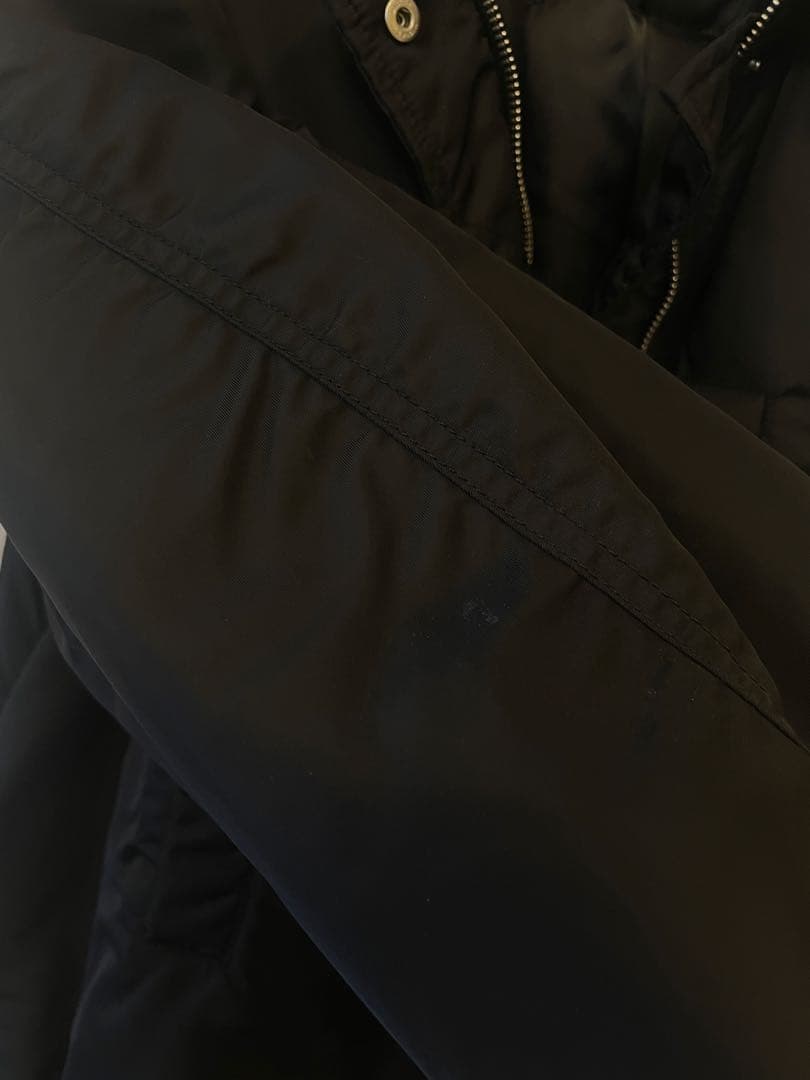 CLANE クラネ BALLOON DESIGN HOODED N3B 黒 1