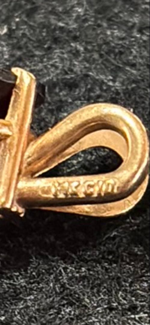 ルビー18金ペンダントトップ