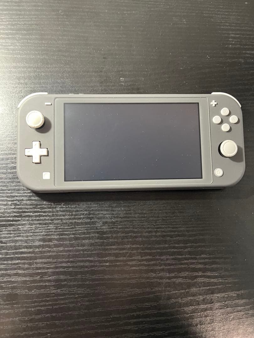 グレーの Nintendo Switch Lite、充電器 付き 大和桜
