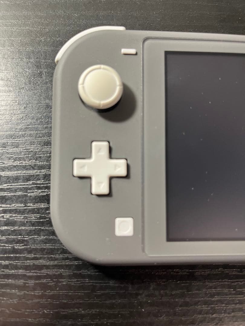 グレーの Nintendo Switch Lite、充電器 付き 大和桜