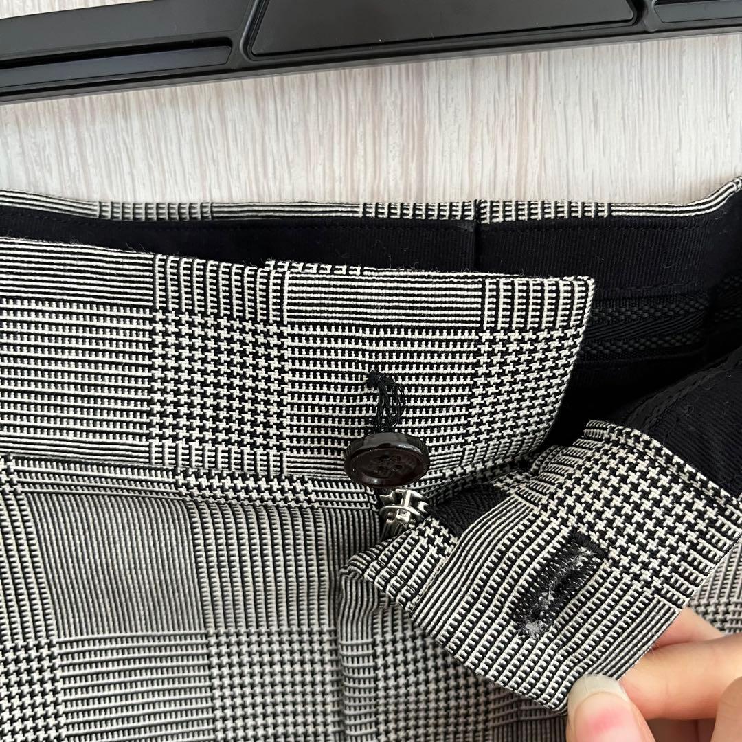 noir kei ninomiya / チェックハーフパンツ