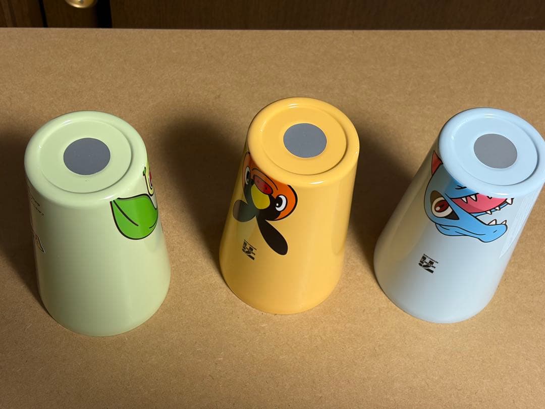 ポケモン オリジナルタンブラー チコリータ ポカブ ワニノコ セブンイレブン