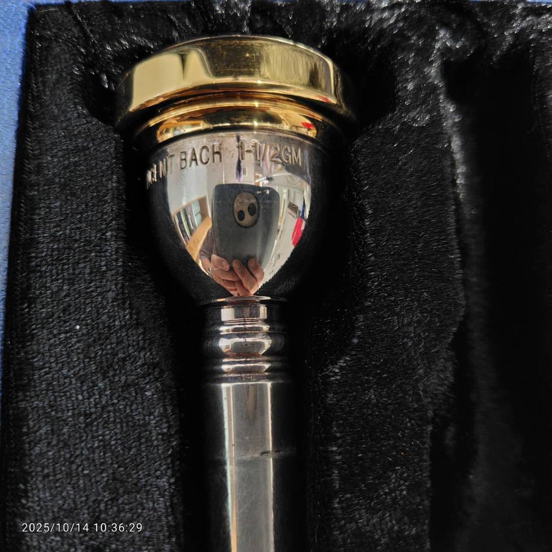 Bach 1-1/2GM バストロンボーンマウスピース