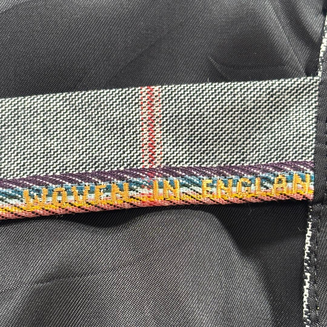 極美品 ポールスミス テーラード 英国生使用 グレンチェック 総裏 花柄 LL