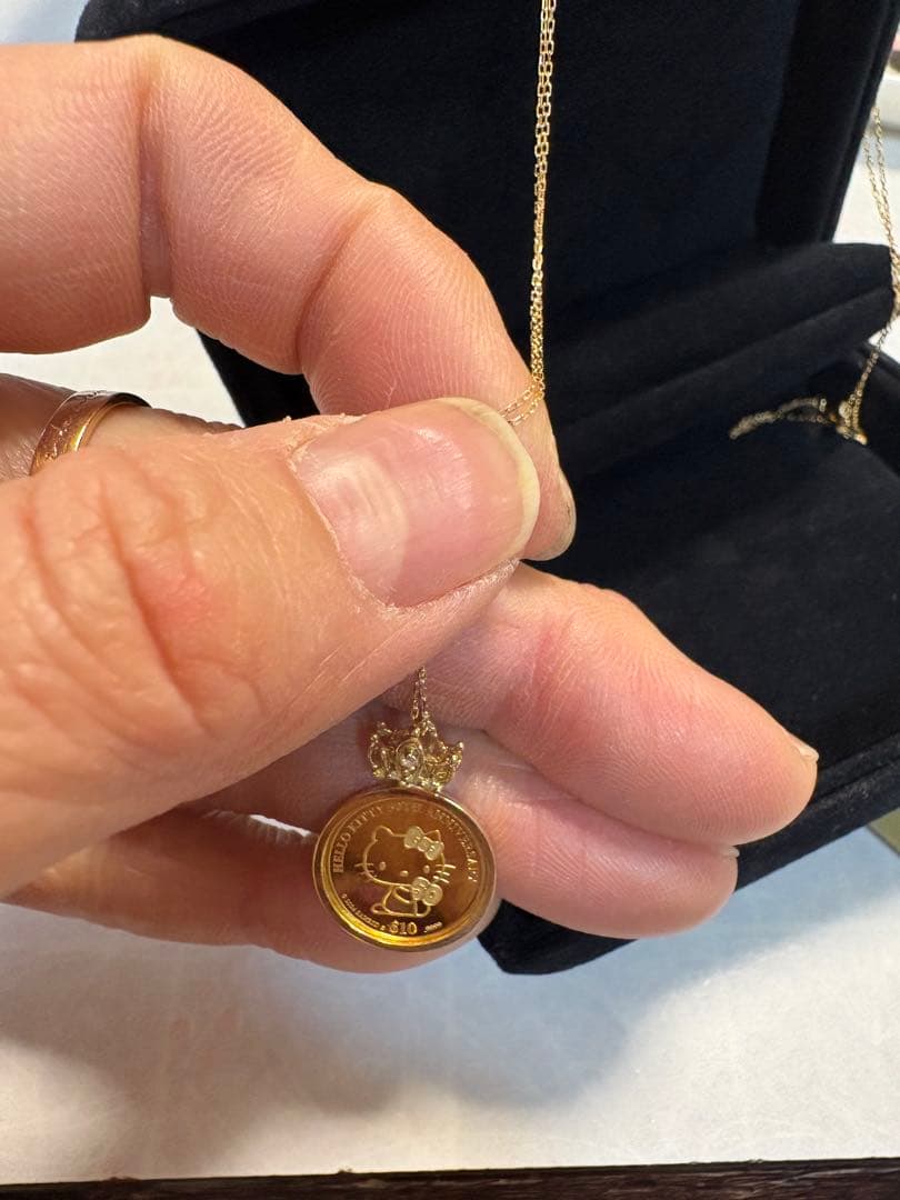 ハローキティ ５０周年　K18ペンダント ２０２４個限定