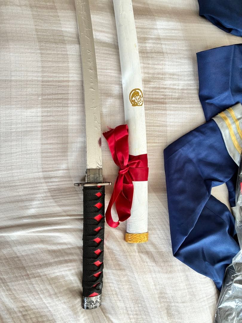 刀剣乱舞 鯰尾藤四郎　模造刀　ウィッグ　コスプレ衣装 フルセット