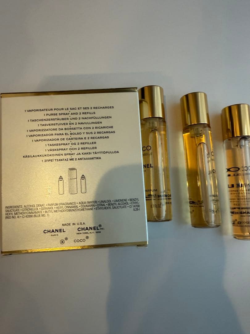 リフィル　CHANEL シャネル　ココマドモアゼル　香水 20ml 3本セット