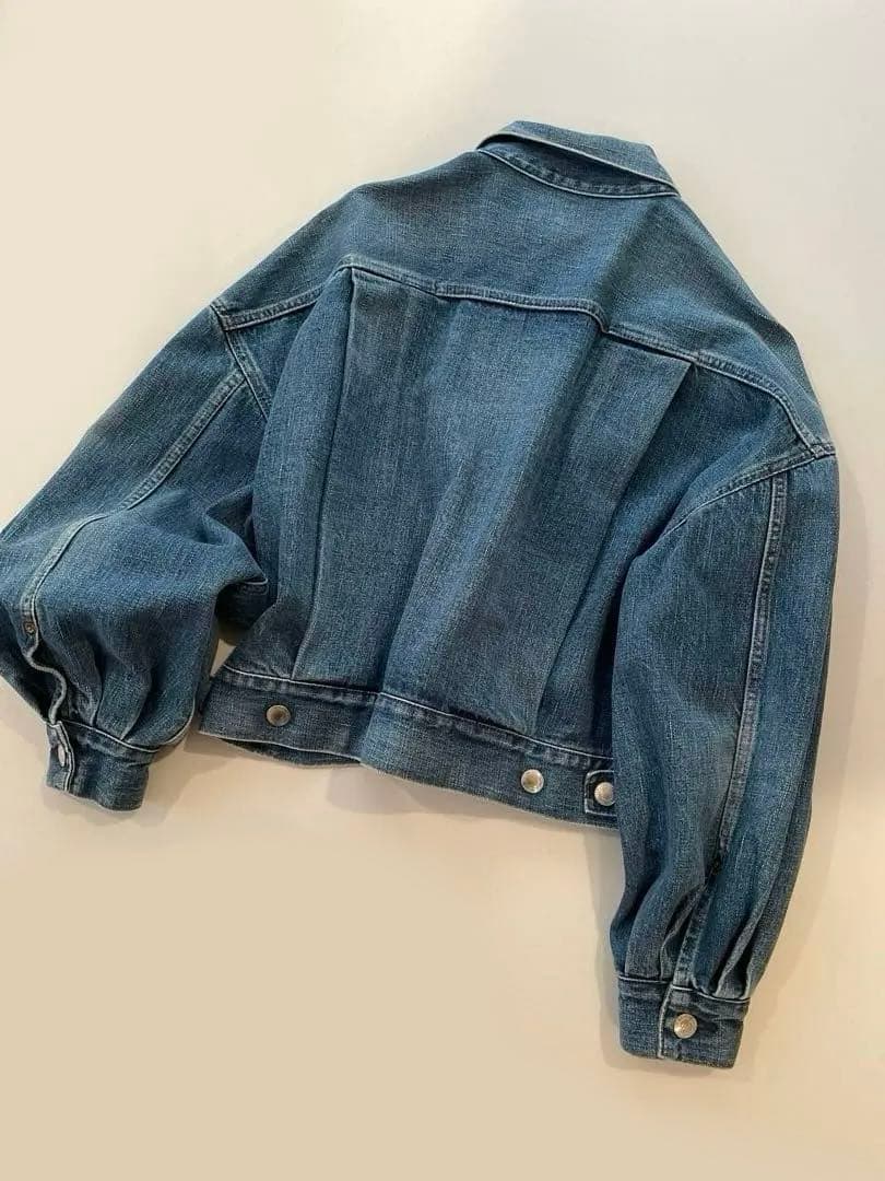 美品 HYKE ハイク デニムジャケット Gジャン バルーンスリーブ サイズ1