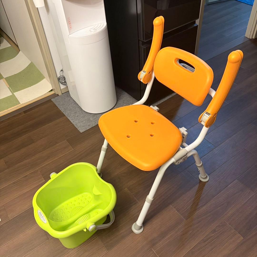 介護チェア＋足浴器 セット｜入浴補助｜介護用品