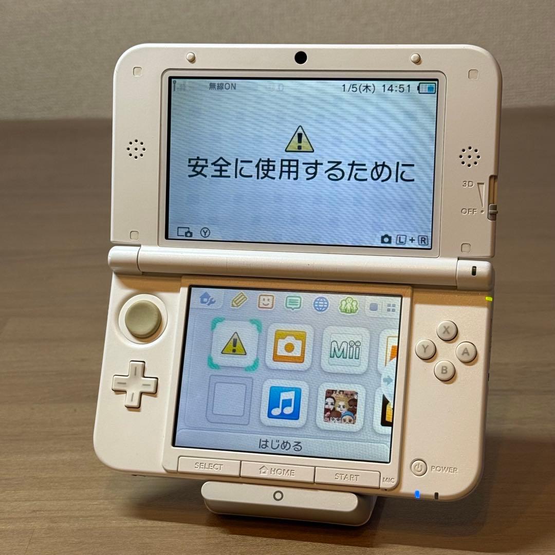 5-156【訳ありジャンク】ニンテンドー3DS LL ミント×ホワイト