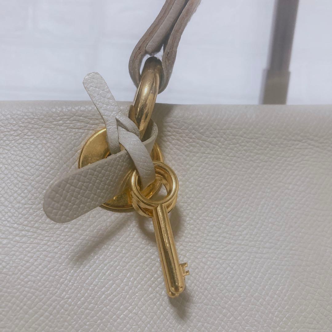 ジルサンダー　ビジネスバッグ　ハンドバッグ　キー付き　ゴールド金具