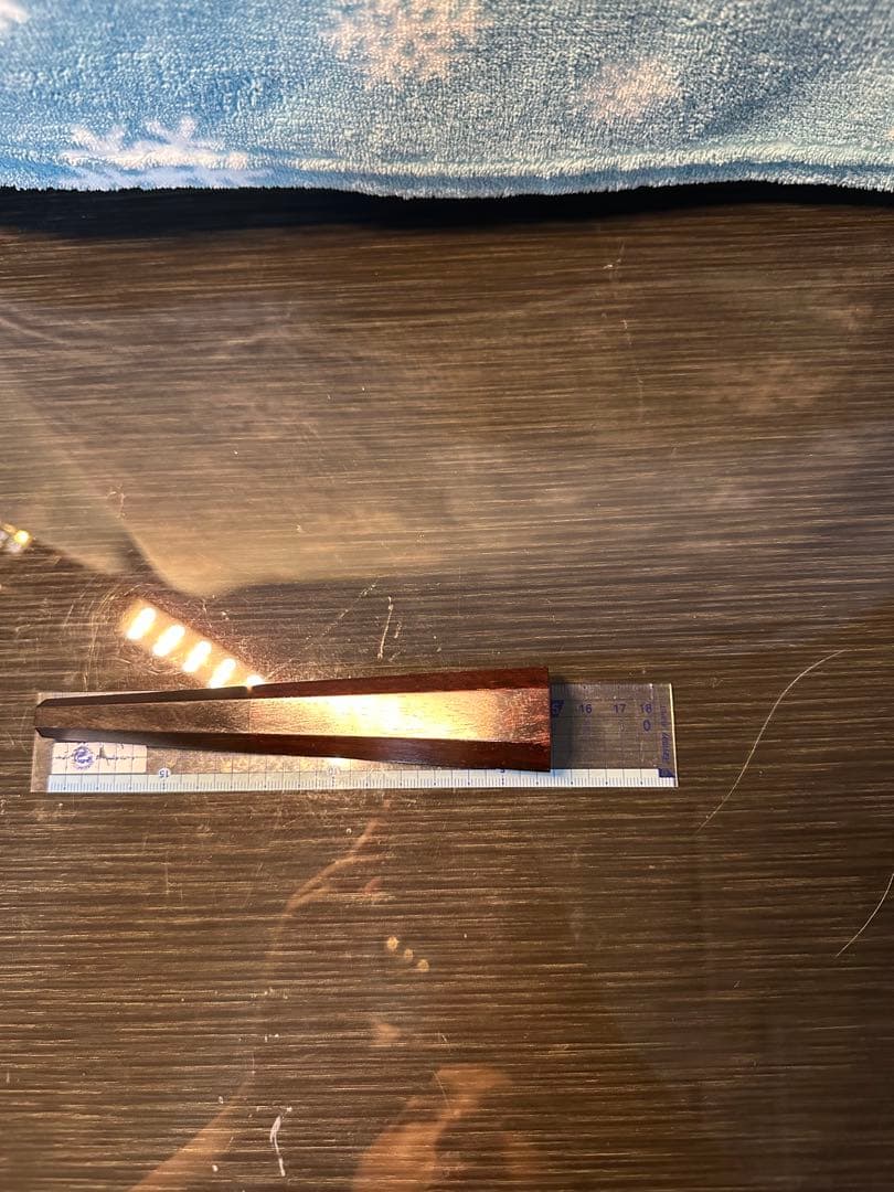 本日限定値下【新品美品】 三味線用　糸巻き　紅木(寿六、8.5分)未削