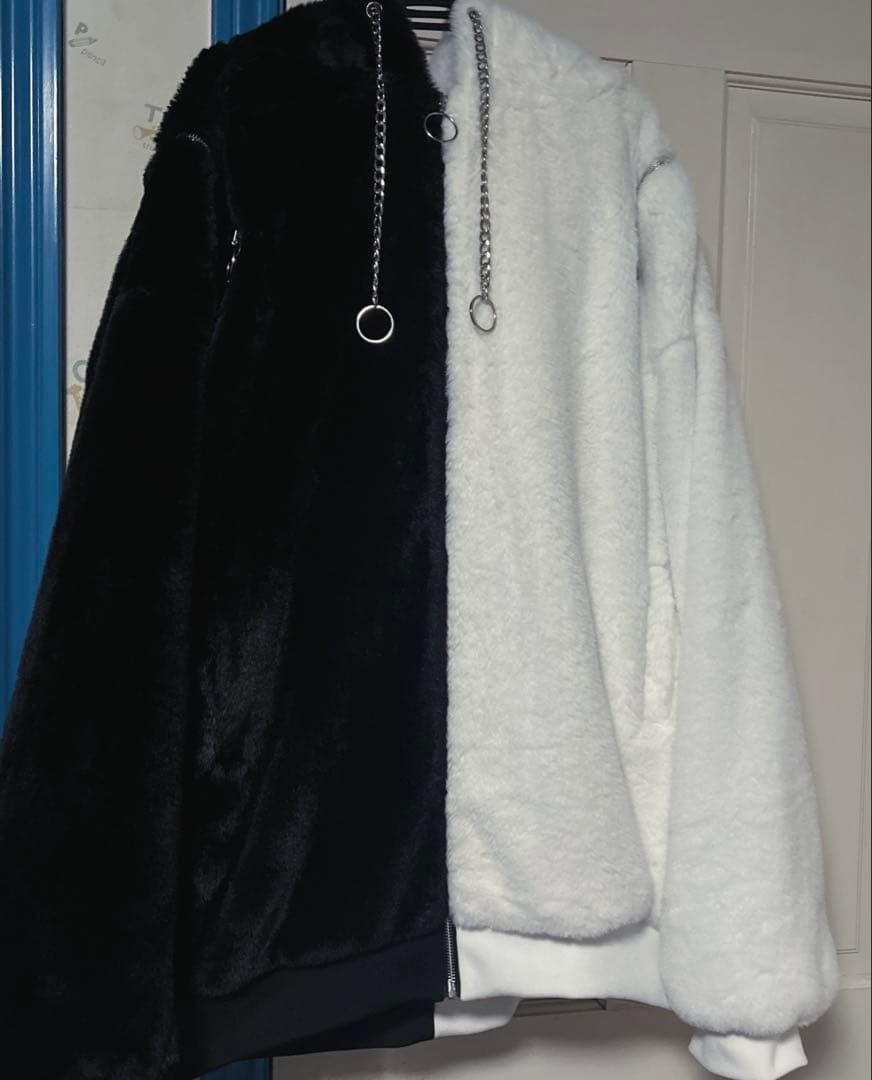 PSYNYXX うさ耳 ファー ブルゾン 地雷　ふわもこ　パーカー